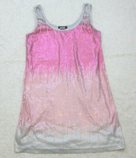 My Michelle Sleeveless Crewneck Dress Polyester Casual Womens Womans Small LL13