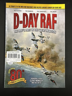 D-DAY RAF 80th Anniversary 1944-2024 GREAT INVASION Color B&W Photos 130 Pgs