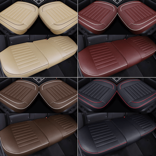 3D Universal Car Seat Cover PU Leather Edge Wrapping Cushion Pad Mat Waterproof - Picture 1 of 17