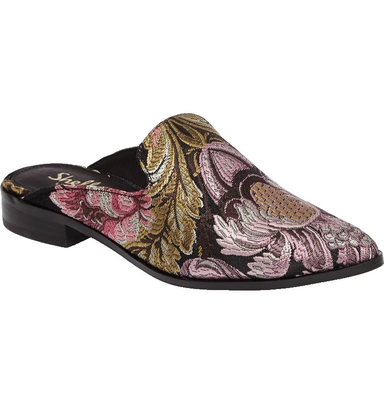 Tacón Bajo Floral Formal para mujeres