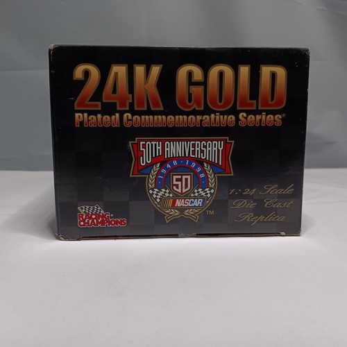 Racing Champions 1/24 50th 24k Gold Plated NASCAR Jerry Nadeau #13 First Plus - Picture 5 of 7