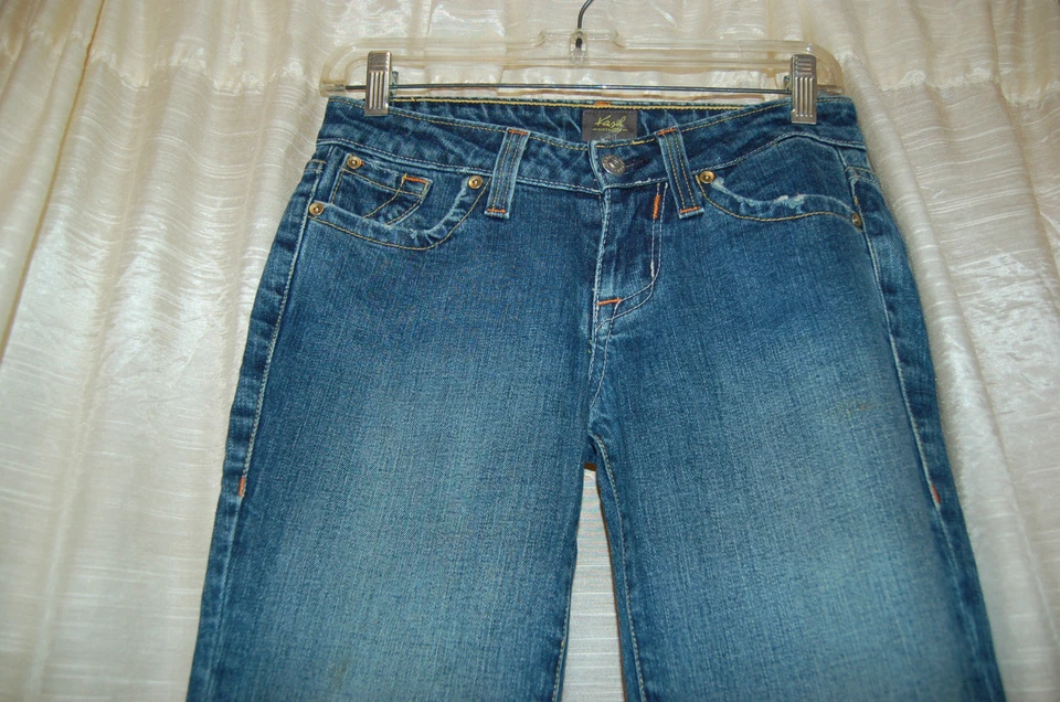 Pantalones de mezclilla para mujer Kasil talla 25 con estampado de bota hechos en EE. UU. Foto 2 de 4