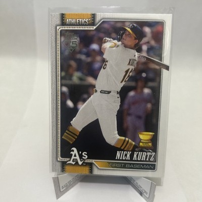 NICK KURTZ 2026 Topps Series 1 #97 Superbox Companion Photo Variation card A's