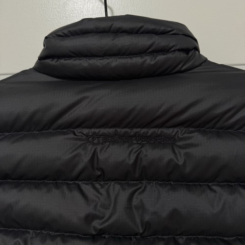 NWOT Patagonia Men's Down Sweater Vest Black Size Medium With Ebay Embroidery - Picture 9 of 12