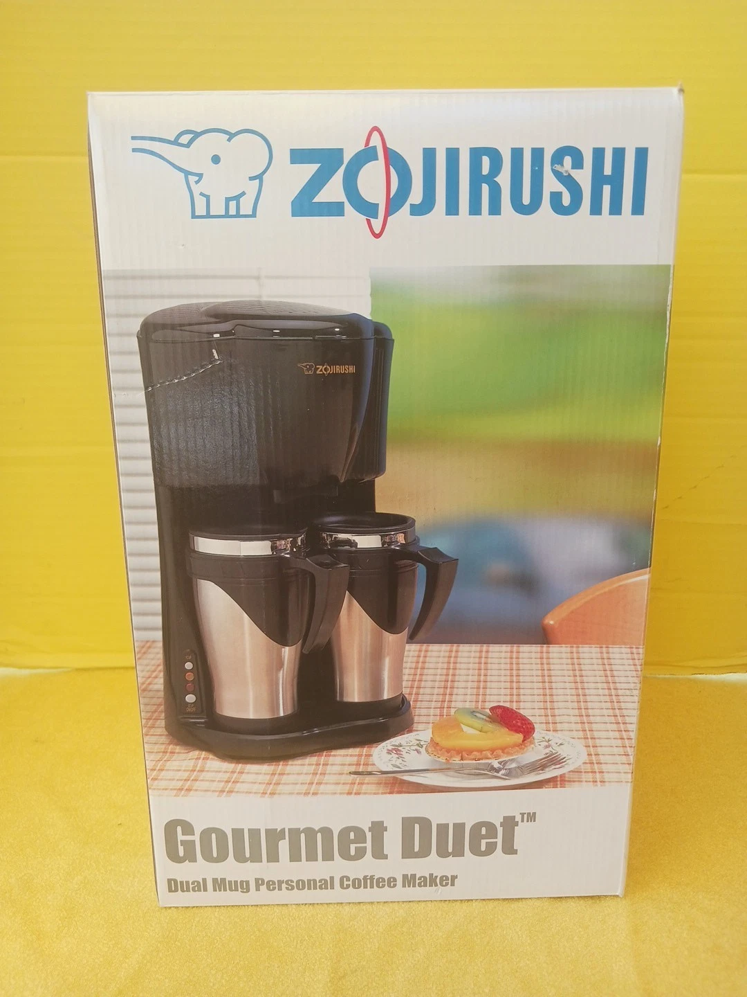 [NEW] Zojirushi Gourmet Duet Dual Mug Personal Coffee Maker Black EC-BC28