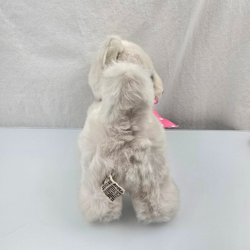 Applause White/Cream Kitten Cat Plush Stuffed Animal Pink Dot Ribbon Pickles - Picture 4 of 6