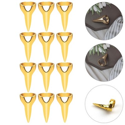 20 Stück Haarscheitel-Auswahlwerkzeug, Haarschneidering, Metallnagel-Fingerring