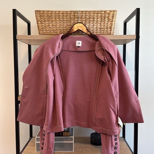 CAbi Applaud Dusty Rose Woven Twill Blazer #3550, 16 - Bild 7 von 9