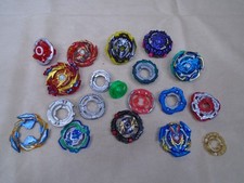 Vintage Y2K Beyblades Lot of Peices and Two full Beyblades