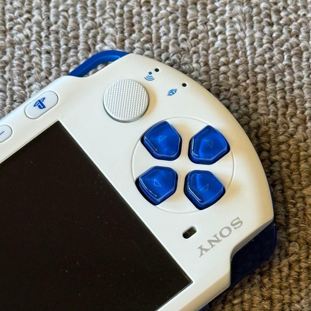 その他 PSP3000 White/BLue SONY Playstation PSP 3000 Blue White Game Console Good Tested