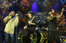 Tony Lindsay Carlos Santana Andy Vargas 2000s Historic Old Photo