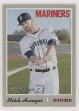 2019 Topps Heritage High Number SP (White Jersey Portrait) Mitch Haniger 0c4