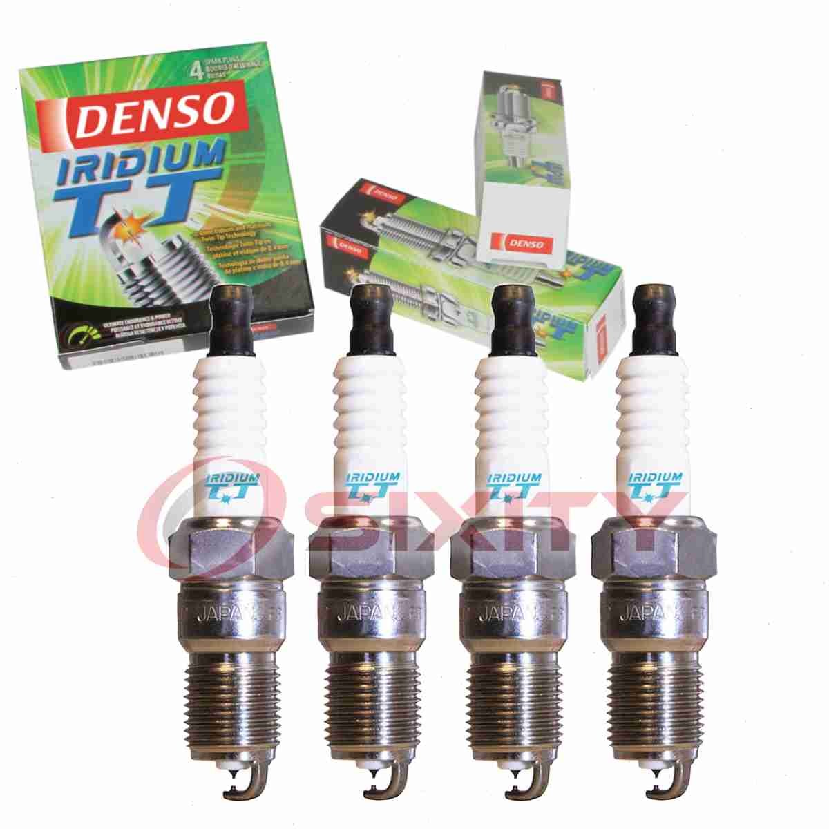 4 pc DENSO 4717 Iridium TT Spark Plugs for SPRE14PMC5 SPRE14PLP5 SPRE14MCC5 yv