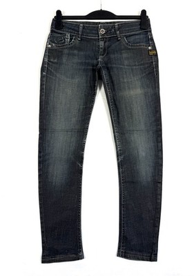 G-Star Raw Jeans Lynn Skinny WMN Damen W28 Dunkelblau Comfort Denim Hose