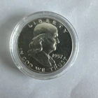 90% Silver Franklin Half Dollar Brilliant Uncirculated 1957 P