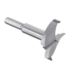 Forstner Drill Bit - [65mm] Carbide Wood Auger Opener Boring Bit, Gray