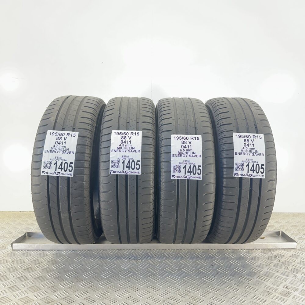 Gomme Usate 195 60 R15 88V Michelin Energy Saver Estive