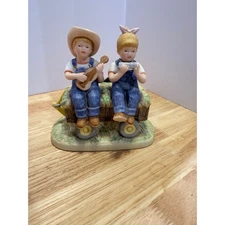 HOMCO Denim Days 1529 "Hay Ride" Figurine – Country Kids Music Scene