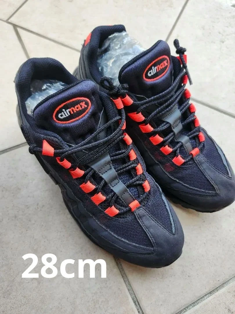 Nike Air Max 95 Black Laser Crimson - огромный выбор по лучшим