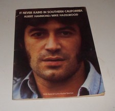 1972 Albert Hammond It Never Rains In Southern California Songbook 54 pages
