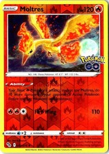 Moltres 012/078 Pokemon GO Reverse HolofoilNM