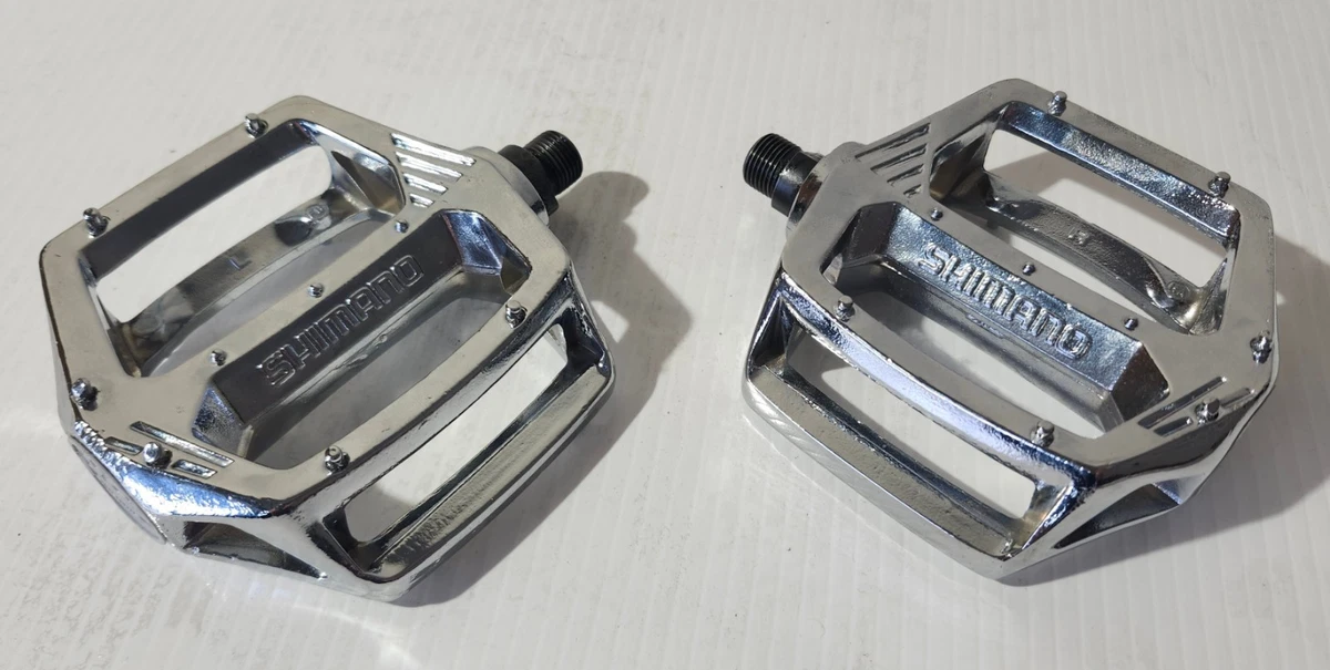 Shimano DX pédales de course BMX sans clip combo plat noir composite