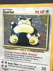 Pokemon '143 Snorlax 11/64 Holo No Symbol Rare Vintage WOTC 1999 MP