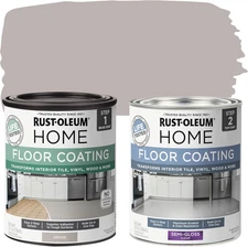 367602 Home Interior Floor Coating Kit, Semi-Gloss Greige