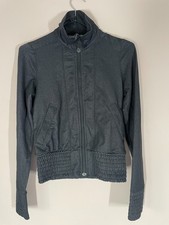 Lululemon Athletica Women's Full Zip Jacket US2/UK6 Long Sleeved Black Gym Yoga