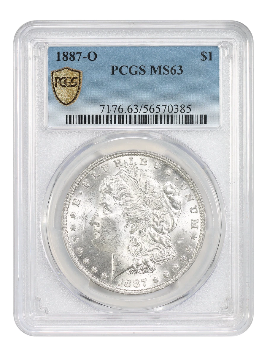 MS 63 Graded 1887 Year Morgan US Dollars (1878-1921) for sale | eBay