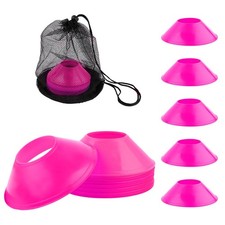 25 conos de fútbol para entrenamiento deportivo, mini conos de fútbol y bolsa de malla