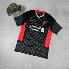Nike Liverpool 2020 2021 Third Soccer Jersey Size M Black Football Shirt 