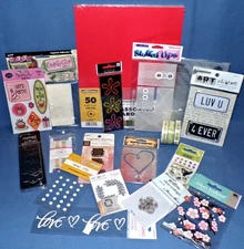 Card Making & Scrapbooking Supplies 20 New Packages Embellishments & Dies + More