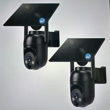 4G LTE Cellular Security Cameras Solar Powered No WiFi Security Camera Outdoor