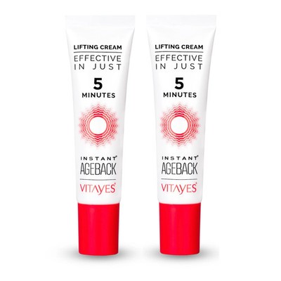 Vitayes Instant Ageback Anti-Aging Creme gegen Augenringe und Falten Duoset 14ml