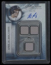 2025 Topps Sterling - Sterling Swings Blue #SWA-ARI Anthony Rizzo #/10