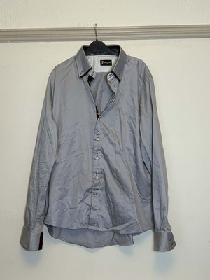 7 Camicie Iconic Satin Herren Hemd Gr. UK XXL