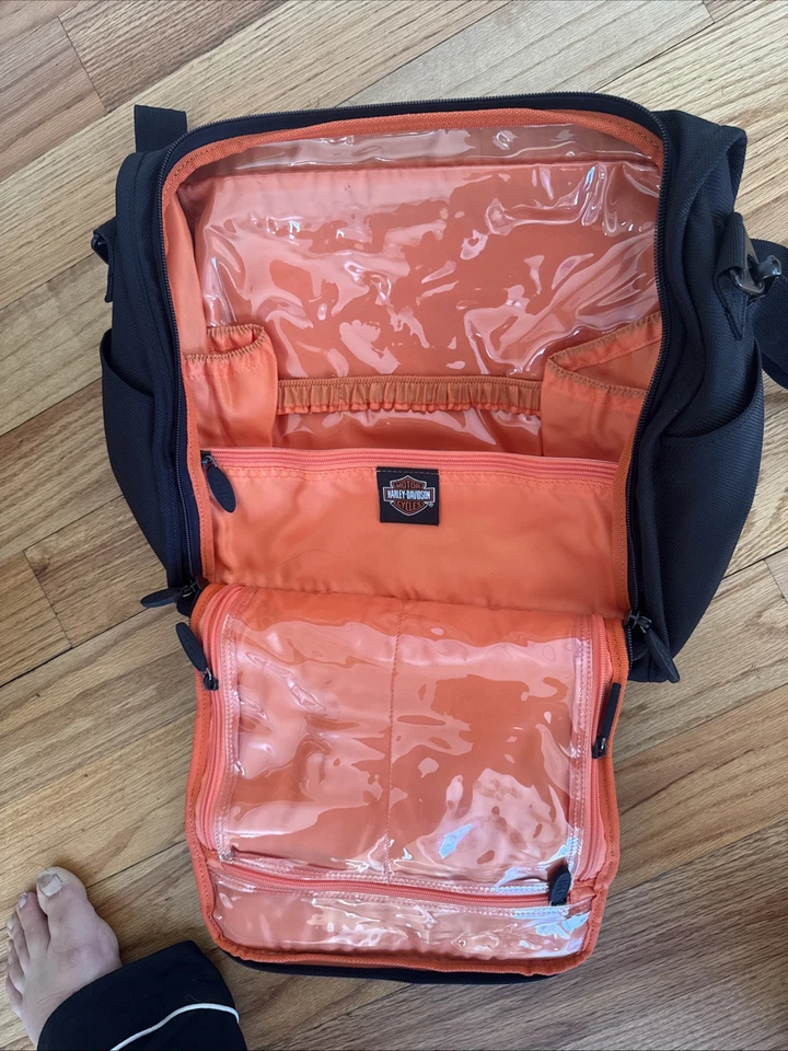 Bolso de Lona Harley Davidson Usado ~ Excelente Estado ~ Correa para el Hombro Foto 4 de 4