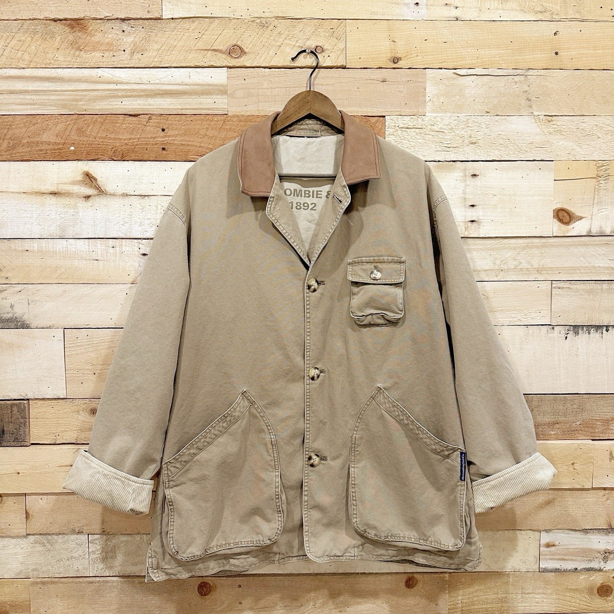 Vintage 80s Abercrombie & Fitch Barn Chore Coat Jacket Adirondack