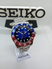 Seiko Submariner NH35 Automatic Custom Pepsi Mod 