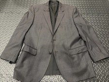 Hugo Boss "The Jam75/Sharp3" Blazer Jacket Men's 42S Dark Gray Wool Made in USA