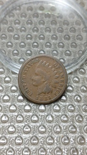 1885 Indian Head Cent Penny Original VG/F                                   Y940