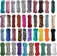 40 Colors 10 Feet Paracord Cord Multifunction Paracord Ropes 550Lb Survival Para