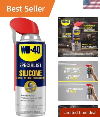 High-Performance 11 oz Silicone Spray Lubricant - Rust Protection & Efficiency