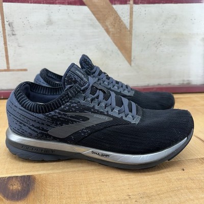 Brooks Mens Ricochet 1102931D057 Black Running Shoes 