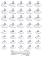 Aquarium Suction Cups,20Pcs 25mm/0.98inch 20Pcs 35mm/1.37inch Fish Tank Suc...