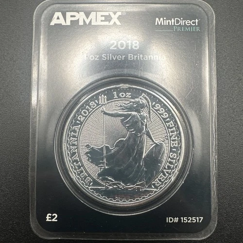 2018 Silver Britannia 1 oz — photo from another recent sale