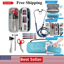 Compact Water-Resistant Stethoscope Case – Multi-Purpose Medical Supply Holder