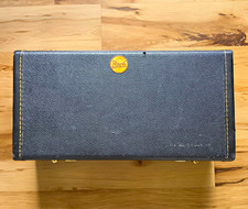 Vintage Bach Mercedes Trumpet Wood Case Hard Shell 1960s 1970s Elkhart Medallion