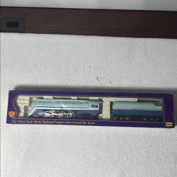 Tren Locomotora IHC Santa Fe 4-6-4 Hudson Blue Goose Escala HO (Nuevo) Foto 4 de 4